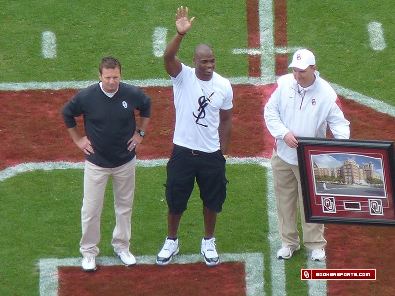 Adrian Peterson OU spring game 2012